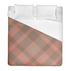 Tartan Scotland Seamless Plaid Pattern Vintage Check Color Square Geometric Texture Duvet Cover (full/ Double Size) by Wegoenart