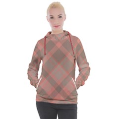 Tartan Scotland Seamless Plaid Pattern Vintage Check Color Square Geometric Texture Women s Hooded Pullover