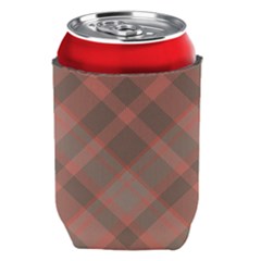 Tartan Scotland Seamless Plaid Pattern Vintage Check Color Square Geometric Texture Can Holder