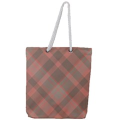 Tartan Scotland Seamless Plaid Pattern Vintage Check Color Square Geometric Texture Full Print Rope Handle Tote (large) by Wegoenart