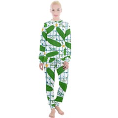 Seamless Pattern With Cucumber Women s Lounge Set by Wegoenart