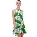 Seamless Pattern With Cucumber Frill Swing Dress View1