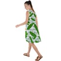 Seamless Pattern With Cucumber Frill Swing Dress View2