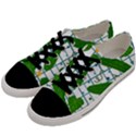 Seamless Pattern With Cucumber Men s Low Top Canvas Sneakers View2