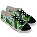 Seamless Pattern With Cucumber Men s Low Top Canvas Sneakers View3