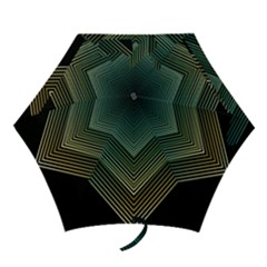 Abstract Colorful Geometric Lines Pattern Background Mini Folding Umbrellas by Wegoenart