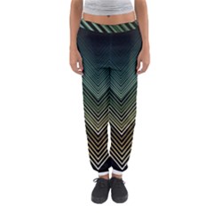 Abstract Colorful Geometric Lines Pattern Background Women s Jogger Sweatpants by Wegoenart