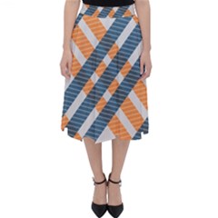 Seamless Pattern Classic Midi Skirt by Wegoenart