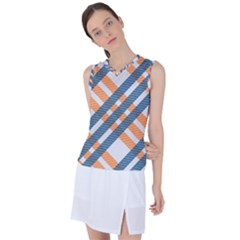 Seamless Pattern Women s Sleeveless Sports Top