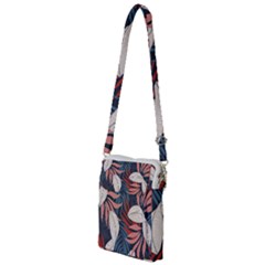 Fashionable Seamless Tropical Pattern With Bright Red Blue Flowers Multi Function Travel Bag by Wegoenart