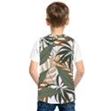 Botanical Seamless Tropical Pattern With Bright Green Yellow Plants Leaves Kids  SportsWear View2