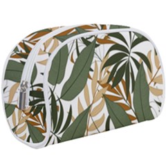 Botanical Seamless Tropical Pattern With Bright Green Yellow Plants Leaves Makeup Case (large)