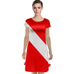 Diving Flag Cap Sleeve Nightdress by FlagGallery