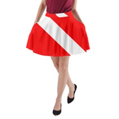 Diving Flag A-line Pocket Skirt by FlagGallery