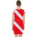 Diving flag Capsleeve Drawstring Dress  View2