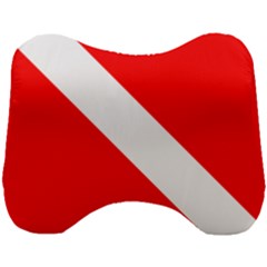 Diving Flag Head Support Cushion by FlagGallery