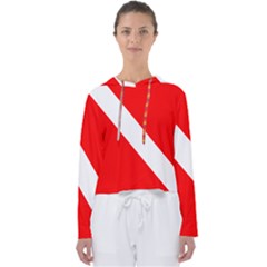 Diving Flag Women s Slouchy Sweat by FlagGallery