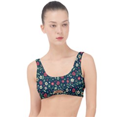 Flowering Branches Seamless Pattern The Little Details Bikini Top by Wegoenart