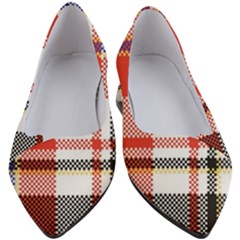 Plaid Mosaic Pixel Seamless Pattern Women s Block Heels 