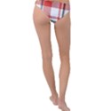 Plaid Mosaic Pixel Seamless Pattern Ring Detail Bikini Bottom View2