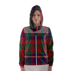 British Tartan Check Plaid Seamless Pattern Women s Hooded Windbreaker by Wegoenart