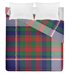 British Tartan Check Plaid Seamless Pattern Duvet Cover Double Side (queen Size) by Wegoenart