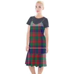 British Tartan Check Plaid Seamless Pattern Camis Fishtail Dress by Wegoenart