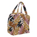 Fashionable Seamless Tropical Pattern With Bright Pink Green Flowers Boxy Hand Bag View3