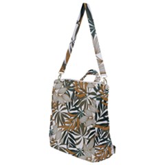 Trendy Seamless Tropical Pattern With Bright White Yellow Flowers Crossbody Backpack by Wegoenart