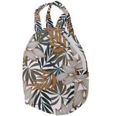 Trendy Seamless Tropical Pattern With Bright White Yellow Flowers Travel Backpacks by Wegoenart