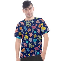 Pattern With Paper Flowers Men s Sport Top