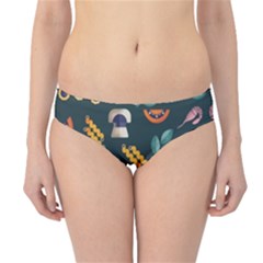 Italian Food Seamless Pattern Hipster Bikini Bottoms by Wegoenart