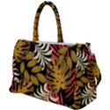 Original Seamless Tropical Pattern With Bright Reds Yellows Duffel Travel Bag View1