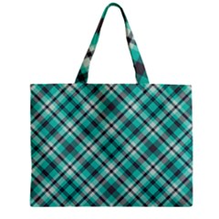 Tartan Scotland Seamless Plaid Pattern Vintage Check Color Square Geometric Texture Zipper Mini Tote Bag by Wegoenart