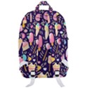 Cute Seamless Pattern With Colorful Sweets Cakes Lollipops Classic Backpack View3