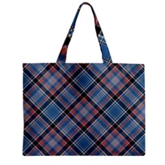 Tartan Scotland Seamless Plaid Pattern Vintage Check Color Square Geometric Texture Zipper Mini Tote Bag by Wegoenart