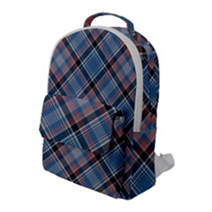 Tartan Scotland Seamless Plaid Pattern Vintage Check Color Square Geometric Texture Flap Pocket Backpack (large) by Wegoenart