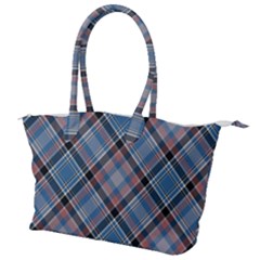 Tartan Scotland Seamless Plaid Pattern Vintage Check Color Square Geometric Texture Canvas Shoulder Bag by Wegoenart