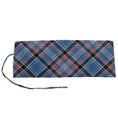 Tartan Scotland Seamless Plaid Pattern Vintage Check Color Square Geometric Texture Roll Up Canvas Pencil Holder (s) by Wegoenart