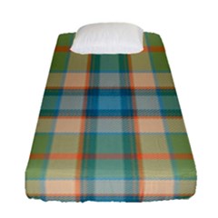 Tartan Scotland Seamless Plaid Pattern Vintage Check Color Square Geometric Texture Fitted Sheet (single Size) by Wegoenart