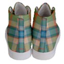 Tartan Scotland Seamless Plaid Pattern Vintage Check Color Square Geometric Texture Men s Hi-Top Skate Sneakers View4