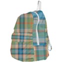 Tartan Scotland Seamless Plaid Pattern Vintage Check Color Square Geometric Texture Foldable Lightweight Backpack View4