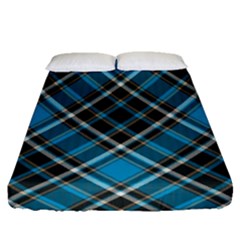 Tartan Scotland Seamless Plaid Pattern Vintage Check Color Square Geometric Texture Fitted Sheet (queen Size) by Wegoenart