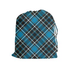 Tartan Scotland Seamless Plaid Pattern Vintage Check Color Square Geometric Texture Drawstring Pouch (xl) by Wegoenart