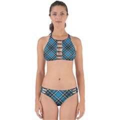 Tartan Scotland Seamless Plaid Pattern Vintage Check Color Square Geometric Texture Perfectly Cut Out Bikini Set by Wegoenart