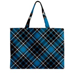 Tartan Scotland Seamless Plaid Pattern Vintage Check Color Square Geometric Texture Zipper Mini Tote Bag by Wegoenart