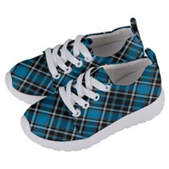 Tartan Scotland Seamless Plaid Pattern Vintage Check Color Square Geometric Texture Kids  Lightweight Sports Shoes by Wegoenart