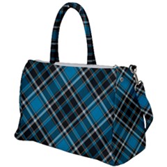 Tartan Scotland Seamless Plaid Pattern Vintage Check Color Square Geometric Texture Duffel Travel Bag by Wegoenart