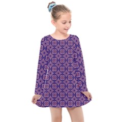 Df Alternia Kids  Long Sleeve Dress by deformigo