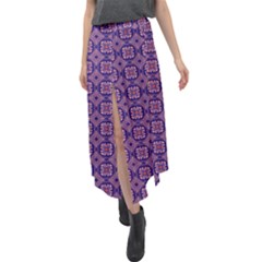 Df Alternia Velour Split Maxi Skirt by deformigo